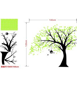 Decorative Large Family Tree Vinyl Die Cut Stickers