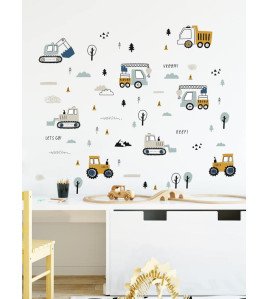 Trucks stickers for boys