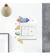 Socket stickers space theme