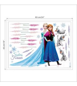 Frozen theme wallstickers