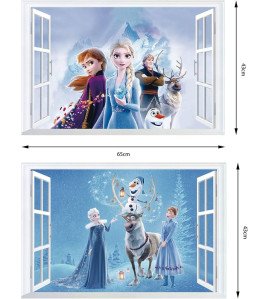 Frozen theme wallstickers