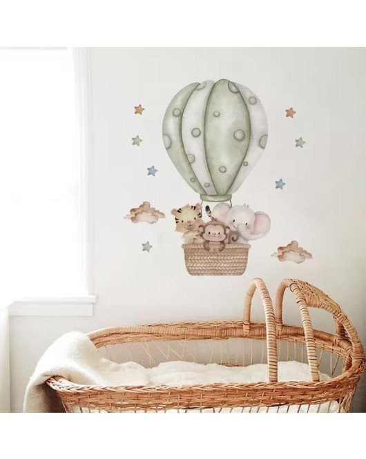 Animals with hot Air ballon