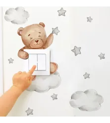 Switch stickers teddy bear1