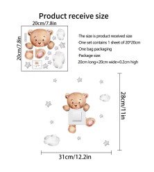 Switch stickers teddy bear Theme