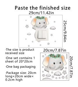 Switch stickers elephant