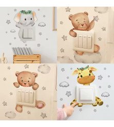 Switch stickers teddy bear1