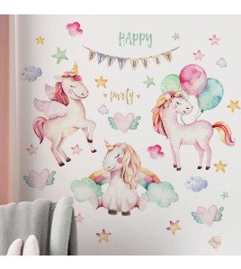 Unicorn walls-tickers for girl 