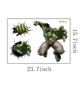 Hulk wallsticker 