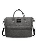 Good Quality Large Capacity Mom Travel Shoulder Diaper Bag Tote With Luggage Strap