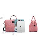 Good Quality Large Capacity Mom Travel Shoulder Diaper Bag Tote With Luggage Strap