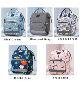 Stylish Multifunctional Large Capacity Stroller Organizer - Waterproof Diaper Bag For Mommy And Daddy