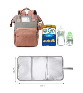 Chic Multifunctional Unisex Mummy Backpack - Waterproof &amp; Large Capacity