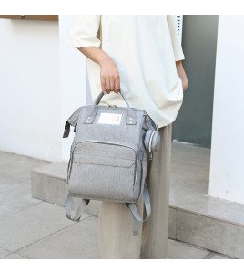 Chic Multifunctional Unisex Mummy Backpack - Waterproof &amp; Large Capacity