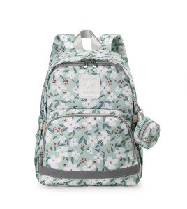 Colorful Unisex Mummy Backpack - Waterproof Nylon, Large Capacity Baby Diaper Bag