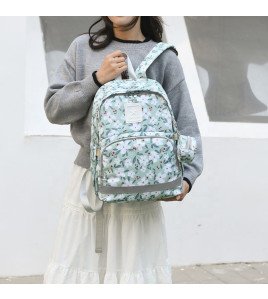 Colorful Unisex Mummy Backpack - Waterproof Nylon, Large Capacity Baby Diaper Bag