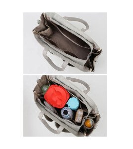 Stylish Multifunctional Large Capacity Stroller Organizer - Waterproof Diaper Bag For Mommy And Daddy
