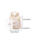 Vibrant Unisex Diaper Backpack - Waterproof & Washable With Large Capacity