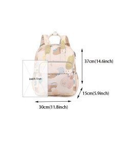 Vibrant Unisex Diaper Backpack - Waterproof &amp; Washable With Large Capacity