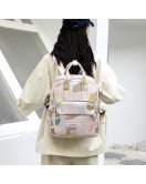 Vibrant Unisex Diaper Backpack - Waterproof & Washable With Large Capacity