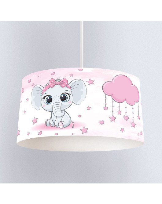 Ceiling Elephant Cloud Pink