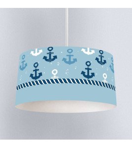 Blue Classic Kids Chandelier for Bedroom Nursery Bedside Decor