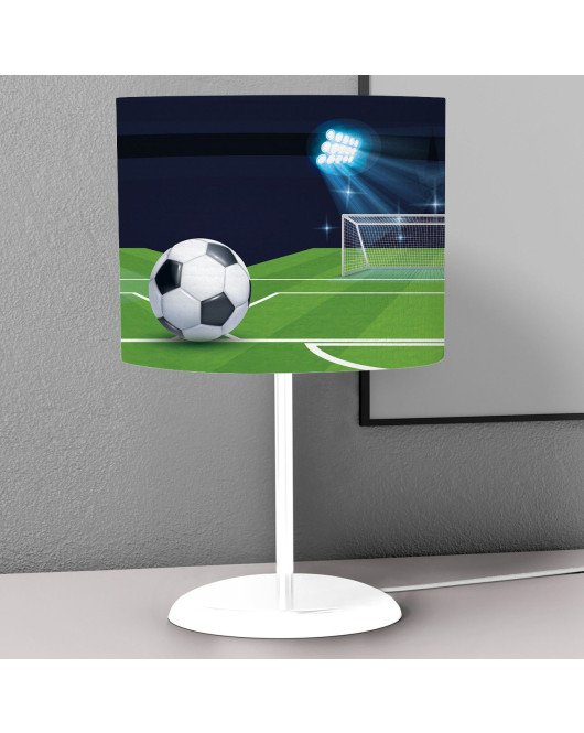 Soccer Ball Sports Kids Table Lamp for Boys Bedroom Playroom Decor
