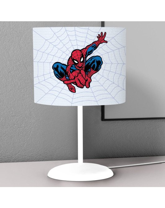 Spider-Man Superhero Kids Table Lamp for Boys Bedroom Night Light