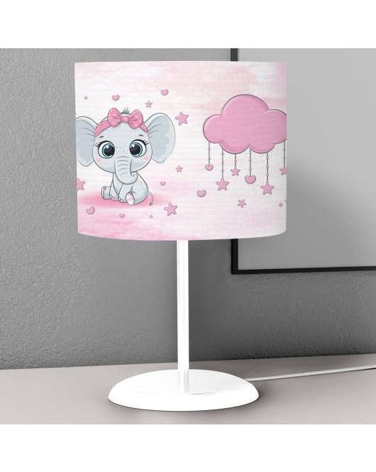 Table Elephant Cloud Pink