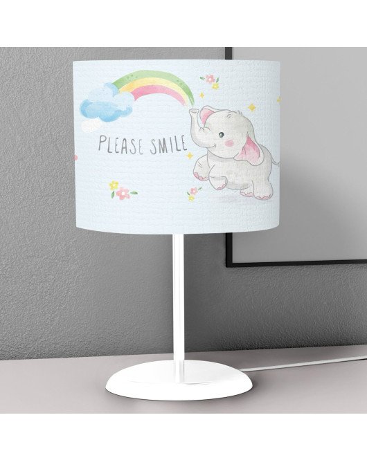 Table Elephant Happy