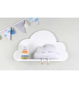 White Cloud Floating Wall Shelf