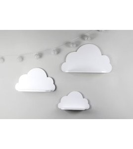 White Cloud Floating Wall Shelf