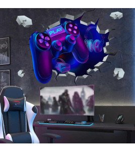 Kids Room Decoration 3D Game Wallpaper Sticker 3D Wall Paper