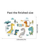 Removable Self Adhesive Cartoon Dino Pvc Preschool 3D Wall Stickers