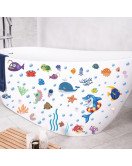 Home Decoration Self-adhesive Underwater Shark Whale Kids Bathroom Wall Stickers - Model Dz008