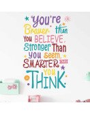 Baby Room Decoration Self Adhesive Inspirational Quotes Wall Stickers