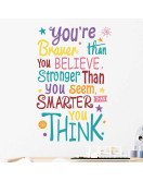 Baby Room Decoration Self Adhesive Inspirational Quotes Wall Stickers