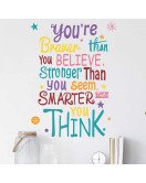 Baby Room Decoration Self Adhesive Inspirational Quotes Wall Stickers