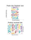 Baby Room Decoration Self Adhesive Inspirational Quotes Wall Stickers