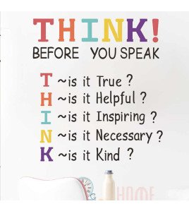 Home Decoration Self-adhesive Colorful Spiritual Wall Quote Stickers