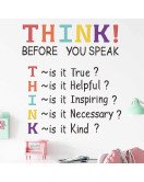 Home Decoration Self-adhesive Colorful Spiritual Wall Quote Stickers