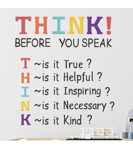 Home Decoration Self-adhesive Colorful Spiritual Wall Quote Stickers