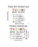 Home Decoration Self-adhesive Colorful Spiritual Wall Quote Stickers