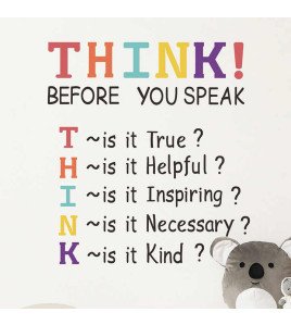 Home Decoration Self-adhesive Colorful Spiritual Wall Quote Stickers