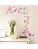 Hot Sale Removable Bedroom 3D Butterfly Decorative Stickers Hot Sale Removable Bedroom 3D Butterfly Decorative Stickers