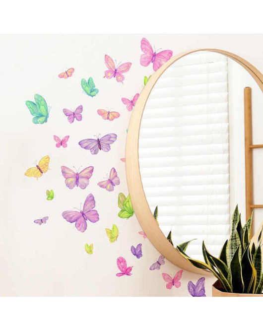 Hot Sale Removable Bedroom 3D Butterfly Decorative Stickers Hot Sale Removable Bedroom 3D Butterfly Decorative Stickers