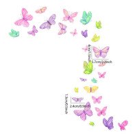 Hot Sale Removable Bedroom 3D Butterfly Decorative Stickers