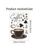 Kitchen Decoration Self Adhesive 3d Coffee Cupboard Wall Sticker