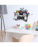 Design Cool Game Machine Waterproof Vinyl Bedroom Wall Stickers For Boys 3d Home Decoration - Model Fun-f697