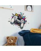 Design Cool Game Machine Waterproof Vinyl Bedroom Wall Stickers For Boys 3d Home Decoration - Model Fun-f697