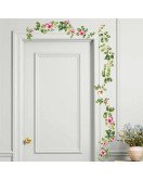 Home Decor Self Adhesive 3d Vinyl Flower Rattan Wall Sticker